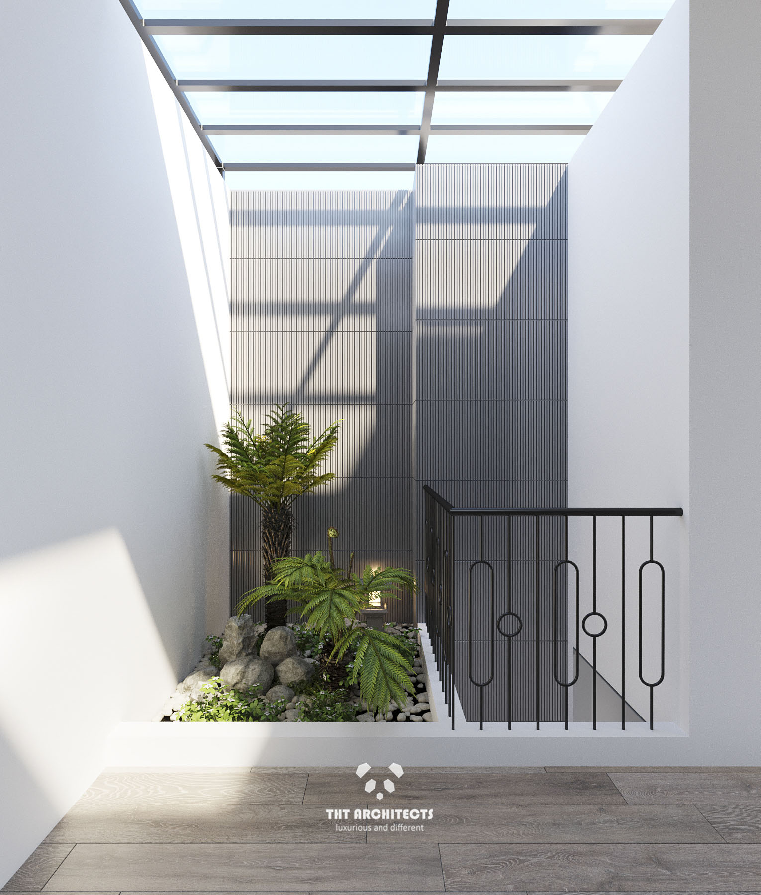 tht architects - Nhà chị Châu Đà Lạt - phòng giặt 03